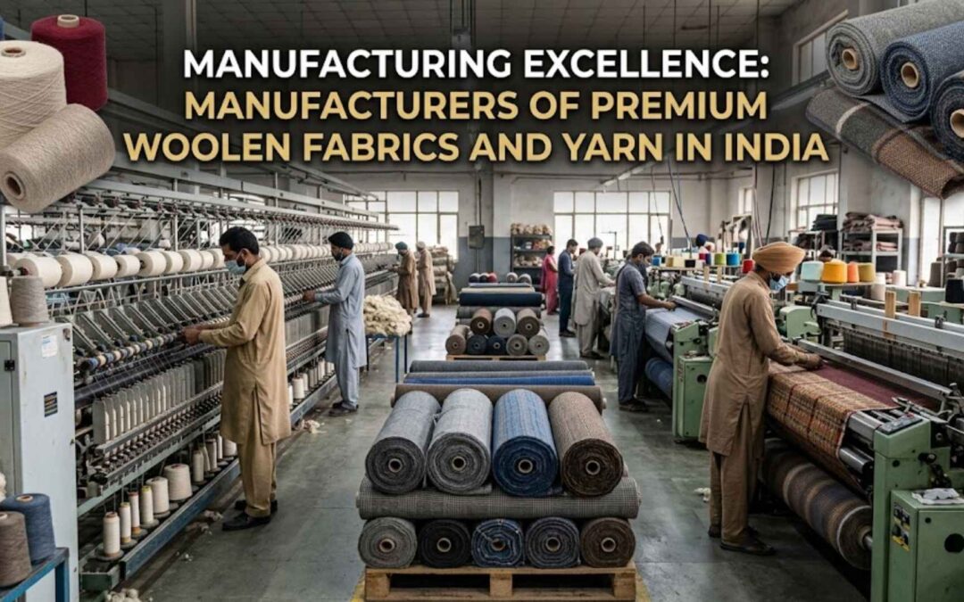 Manufacturers of Premium Woolen Fabrics and Yarn in India