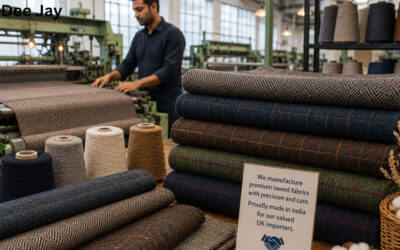 Premium Tweed Fabric Supplier in India for UK Importers